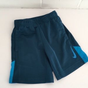 Nike Turquoise/Blue Dri-Fit Athletic Boy Shorts Size 4T